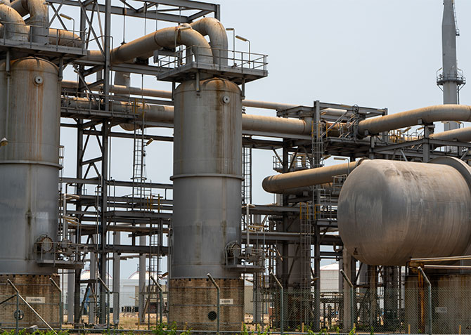 process plant exterior